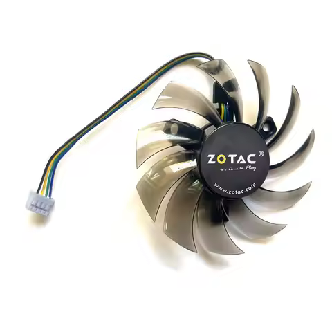 75MM 4PIN GA81S2U T128010SU DIY GPU FAN GTX970 For ZOTAC GTX 660Ti 650Ti BOOST GTX 970 Gigabyte GTX 