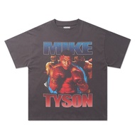 MIKE TYSON VINTAGE TEES UNISEX/ OVERSIZE 24S/ / LEGEND MIKE TYSON T-SHIRT/
