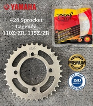 [READY STOCK] Lagenda 110Z Lagenda 110ZR Lagenda 115 Lagenda 115ZR Rear Spocket Spoket Belakang Moto