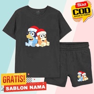 Bluey Christmas Kids T-Shirt Set Bluey Christmas Boys & Girls T-Shirt Set