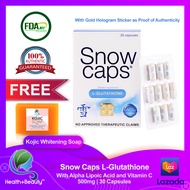 Snow Caps Glutathione Skin Whitener 500mg Capsules 30's