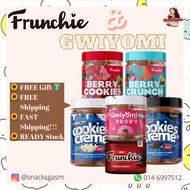 GWIYOMI, FRUNCHIE , FRUNCHIE COOKIES n CREME & Premium Melted CALLEBAUT Chocolate Crunch & Cookies (