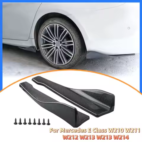 Car Front Rear Bumper Strip Lip Spoiler Diffuser Splitter Scratch Protector For Mercedes E Class W21