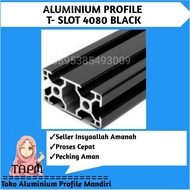 Aluminium Profile T-SLOT 4080 black termurah