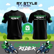 Grab Food RIDER Ready Stock Jersey Premium Microfiber/ Baju Grab Food /Tshirt Delivery