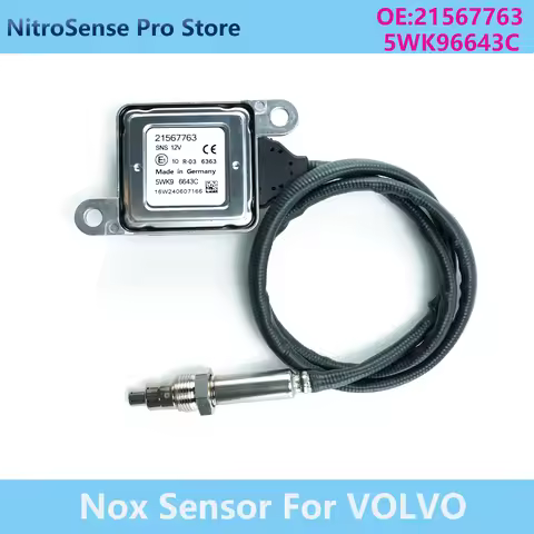 21567763 5WK96643C New Nitrogen Oxide Sensor fits for Mack/Volvo Truck D11 D13 D16 5WK9 6643C Nox Se