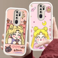 Case for OPPO Reno A5 A39 F11 2F A83 A9 2Z A37 2020 Pro Soft White E39 Anime Sailor Moon