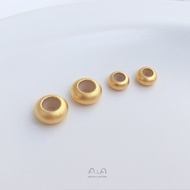 Vietnam Sand Gold Strong Color Retention Silicone Ball Plunger Flat Abacus Adjustable Beads HandmadeDIYBracelet Wrist Ring Spacer Beads Accessories