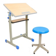 Art Table ADNH Primary School Students Drawing Oil Painting Drawing Table Classroom Table School Des