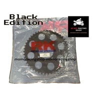 RK 415HT Heavy Duty Rear Sprocket (BLACK EDITION) Y100 / Y110 / RXZ / LC135 (V1-V8) / SRL110 / Y125Z