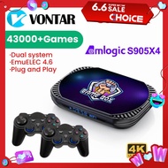 VONTAR GX MAX Retro Video Game Console For PSP/PS1/N64/Sega Saturn/DC EmuELEC4.6 &amp; Android11 S905X4 4K 50+ Emulator 43000+ Games