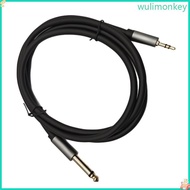 WU 3 5mm to 6 35mm Audios Cord for Seamlessly Connectivity in Recording Applications