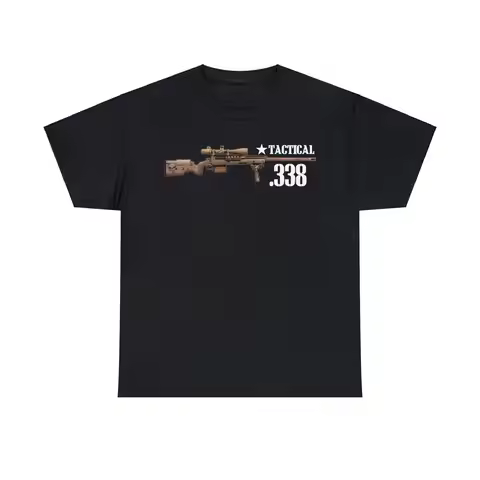 Chris Kyle The Legend Tactical .338 Sniper Rifle T-Shirt 100% Cotton O-Neck Short Sleeve Summer Casu