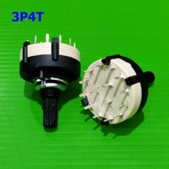สวิทช์ โรตารี ซีเลคเตอร์ ลูกบิด หมุนเลือก สวิตช์ Band Switch Rotary Selector Switch 1P12T 2P6T 3P4T 