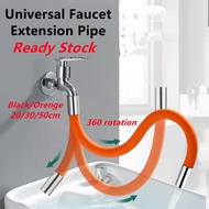 😍Ready Stock😍Universal faucet extender Rotating Shaped extension pipe splash-proof bathroom sink kit