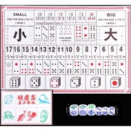 Gathering playing games Big & small animals Dice entertainment set