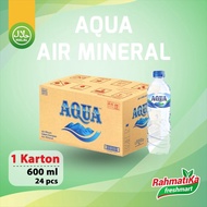 Aqua Air Mineral Botol 1 Dus (600 ml x 24 pcs)