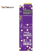 M. 2 NVMe to E1. S Adapter with PCIe 4.0 X4(64Gbps), 2230-2280 SSD to EDSFF E1. S Converter, Hot Swa