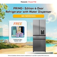 Panasonic PRIME+ Edition 4-Door Refrigerator NR-YW590YHHS with Auto Ice Maker and Water Dispenser[CV