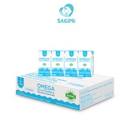 [Thùng 48 HỘP] Sữa Dinh Dưỡng Tiệt Trùng VPMilk Omega ÍT ĐƯỜNG dạng hộp 110ML - cho bé trên 1 tuổi
