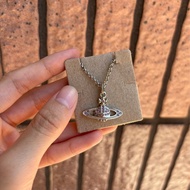 Vivienne Westwood 銀色粉鑽項鍊