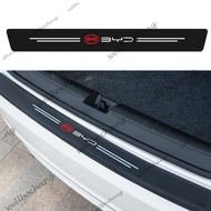 1pcs Carbon Fiber Trunk Sticker Rear Bumper Protector Car Door Protector for BYD Atto 3 Yuan PLUS Atto 1 Dolphin
