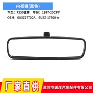 Sesuai untuk 1997-2003 Ford F250 Raptor Cermin Dalaman Pelarasan Manual Cermin Cermin Belakang Dalam