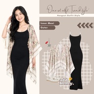 1 Set of Simple and Beautiful Beach Outfits Arwen Outer | Inner Maxi Free Star Daily Necklace | Wedd