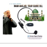 uhf toa mic jepit wireless microphone mikrofon imam musholla masjid