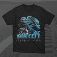 George fashion 2025 Russell Formula 1 Racing Graphic T-shirt, F1 Racing Shirt, Motorsport Clothing F