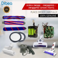 DIBEA D18 DW200 12K DW200PRO DW300PRO SPARE PARTS BATTERY ROLLER BRUSH FLOOR BRUSH ADAPTER HEPA FILT