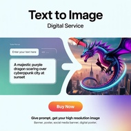 From Text to Image Service | Give Your Text Prompt Get your HD resolution Pictures | Transform Text 