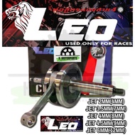 LEO RACING CRANKSHAFT LC135 4S AUTO JET 2MM 3.5MM 4MM 4.5MM 6MM +4MM +7MM +8MM +9MM +12MM JACK ROD O