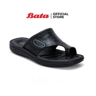 Bata บาจา รองเท้าแตะผู้ชาย รองเท้าลำลอง รองเท้าใส่สบาย แบบหนีบ รุ่น Roger สีดำ 8726091