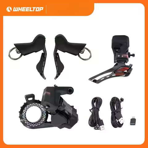 WHEELTOP EDS TX Wireless Electronic Groupset Road Bike Hydraulic Disc Brake Carbon Shifters Large Pu