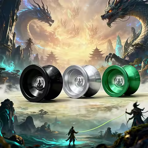 Yoyo Professional Unresponsive Yoyo Metal Edition Magic Yoyo 1/3/5A Aluminum Alloy Yoyo Game Respons