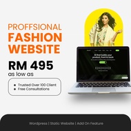 Business Website Design and Hosting Services for Fashion | Static Website | Wordpress