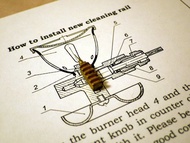 適用於 TOURIST PT-1 和 OGONEK PT-2 露營爐的原廠清潔軌和針