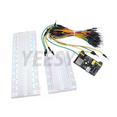 Breadboard 400 830 MB-102 MB102 Point 65 Jumper Wires Solderless PCB Bread Board Test Develop DIY Po