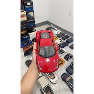[Ready Stock Single] 1: 18 Hot Wheels Elite Fine Version Ferrari Ferrari 458 Italia Car Model Red Se