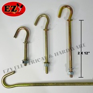 J Hook Fan Ceiling Fan Hook 3 - 12 "