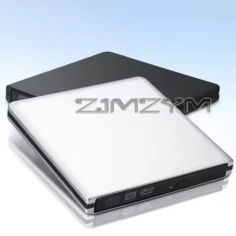 DVD Burner USB3.0 External Optical DVD Drive Recorder 3D CD-RW Players Writer Reader for MAC OS，