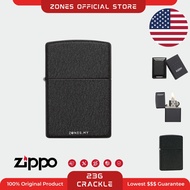 🇺🇸 Zippo 236 Black Crackle Classic Windproof Lighter | 100% Original | Made in USA