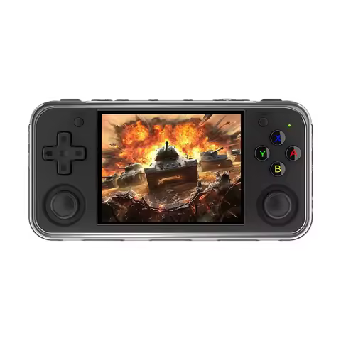 For ANBERNIC RG35XX H Clear TPU Case Anti-Scratch Transparent Protective Shell Non-Slip Game Console