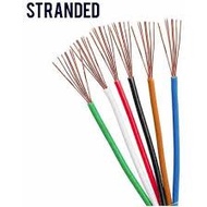 STRANDED WIRE 22 AWG RED/BLACK - SOLD PER METER DIY PROJECT