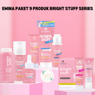 Emina 1 Paket Brigth Stuff Series lengkap 9 produk Kulit Glowing Sehat dan Halus BPOM HALAL