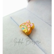 SA80898 Gold 916 Emas Charm / Loket / Pendant 0.33g