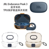 Suitable for JBL Endurance Peak3 Bluetooth Headset Case TPU Conjoined Transparent Case Lock Switch J