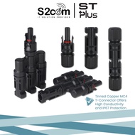 MC4 T-Type Solar Connector 1 to 2 1 to 3 1 to 5 Waterproof UV Resistant PPO Housing 1000V 30A Easy I