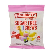 「Poppi food」 Double D Australian Sugar-Free Hard And Soft Candy Fruity Flavor Maternity Snacks Leisu